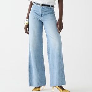 Jcrew Point Sur vintage slim wide-leg jean in Mei wash